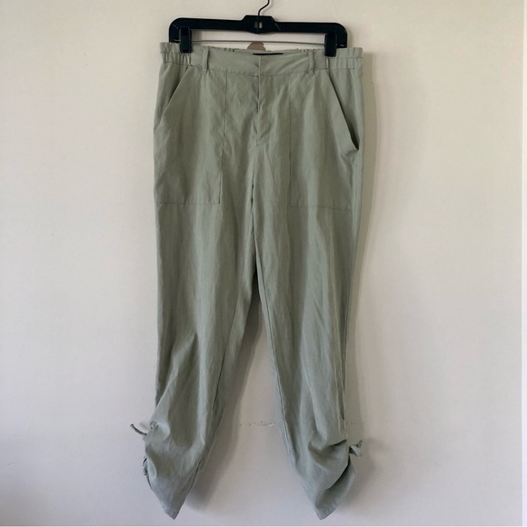 Nanette Lepore Pants - Nanette Lepore Silk Blend Sage Green Pants Size 6